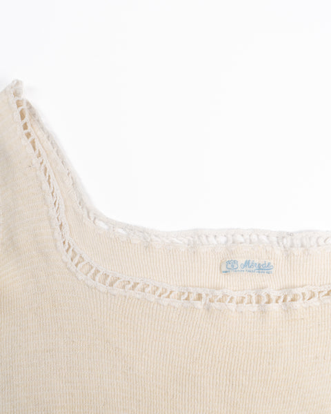 40’s Cropped Knit Tank - Medium