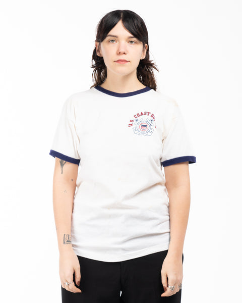 70’s Champion Coast Guard Ringer Tee - Medium