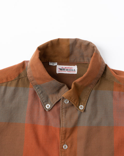 60’s Plaid Loop Collar - Small