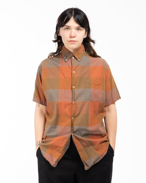 60’s Plaid Loop Collar - Small