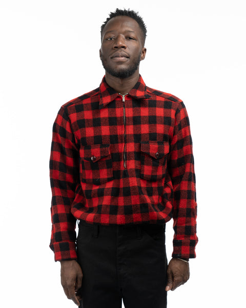 30’s Woolrich Quarter-Zip Flannel - Large