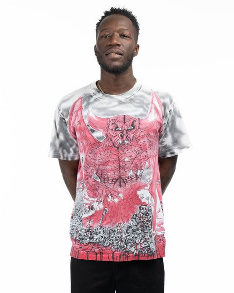90's All Over Print Demon Tee - XL