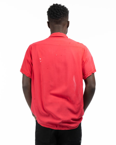 60’s Thrashed Rayon Loop Collar - Medium