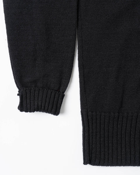 70’s USN Mock Neck Deck Sweater - XL
