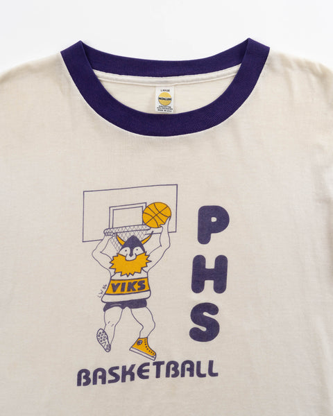 80’s Basketball Ringer Tee - Medium