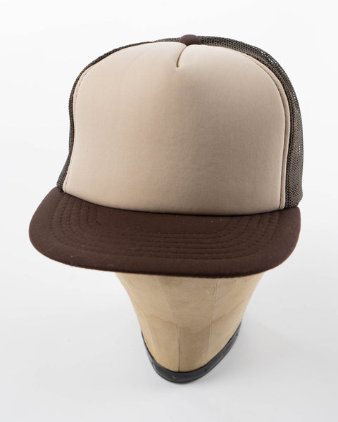 80’s Brown Mesh Trucker - OS