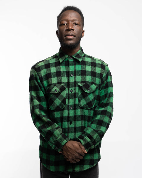 80’s Woolrich Heavy Wool Flannel - Large