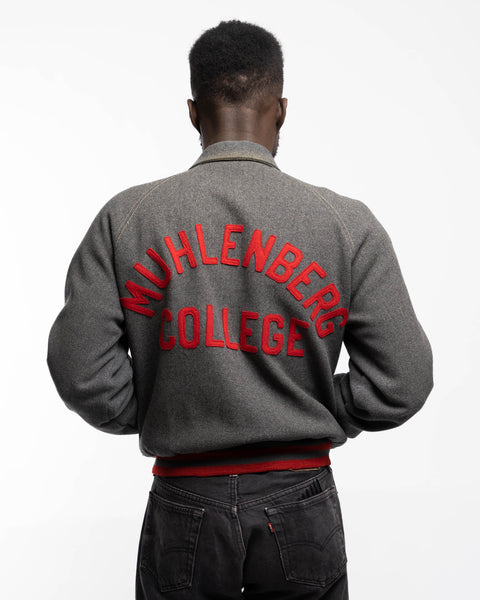 50’s Lined Wool Varsity Jacket - Medium