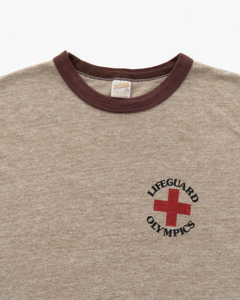 70’s Lifeguard Olympics Ringer Tee - Medium