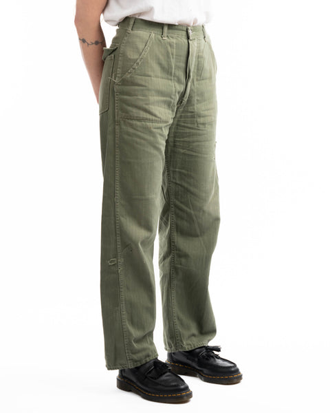 50’s HBT 13 Star Baker Pants - 27” x 27.5”