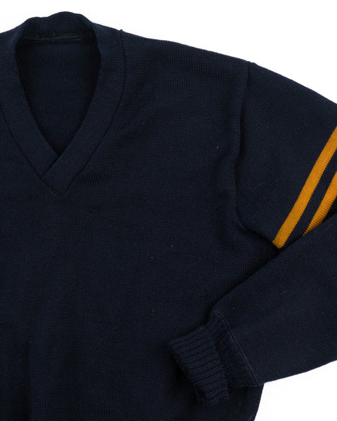60’s Wool Collegiate Sweater - Large