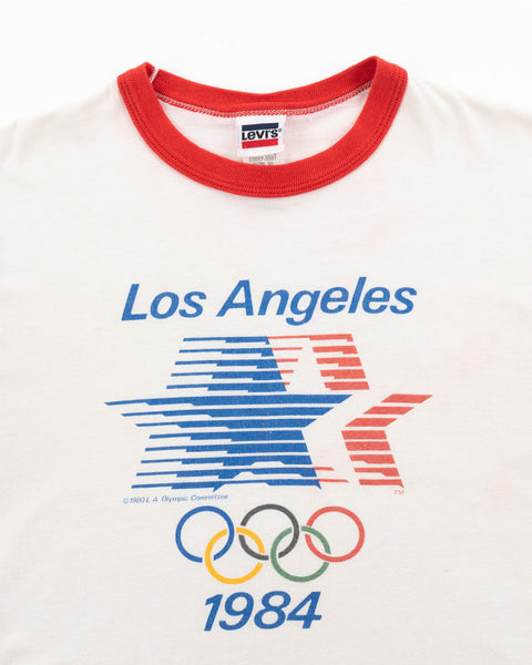 80’s Levi's LA Olympics Ringer Tee - Small