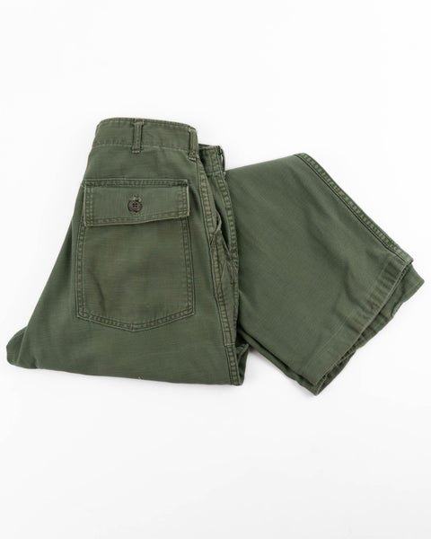 60’s OG-107 Utility Trousers - 26” x 26.5”