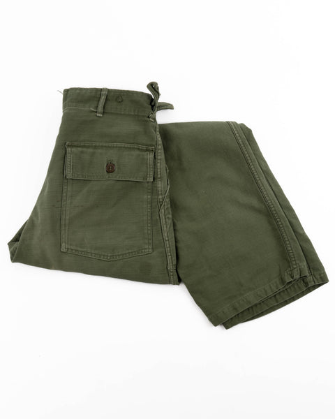 60’s OG-107 Utility Trousers - 30” x 28”