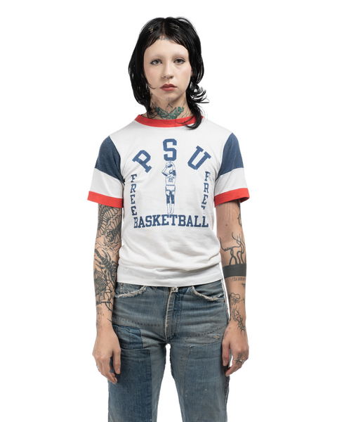 70's Champion PSU Basketball Tee - Small