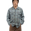 70's Pendleton Plaid Loop Collar - Medium