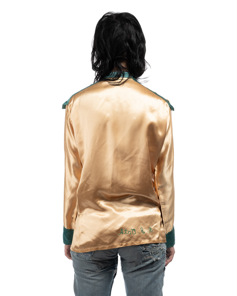 50's Satin Shirt - Small