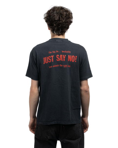 80's Anti-Bestiality Activism Tee - Large