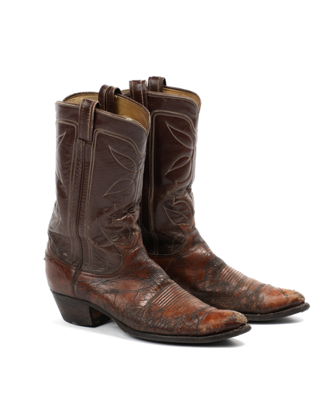 1970s Patinaed Cowboy Boots