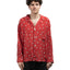 50's Rayon Woodcutter Pull-Over Shirt - Large