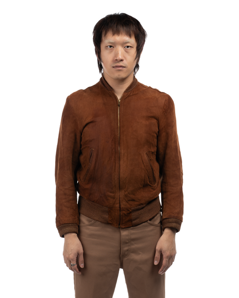 60's Suede Bomber - Small