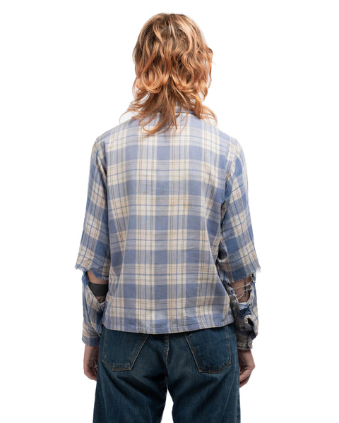 50's Cotton Flannel Shirt - XS