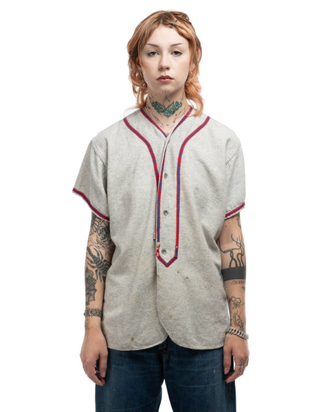 50's Wool Baseball Jersey - Medium