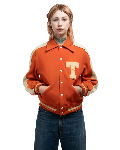 60's Texas Varsity Jacket - Medium