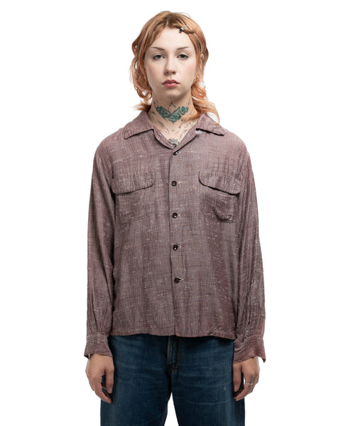 60's Loop Collar Shirt - Medium