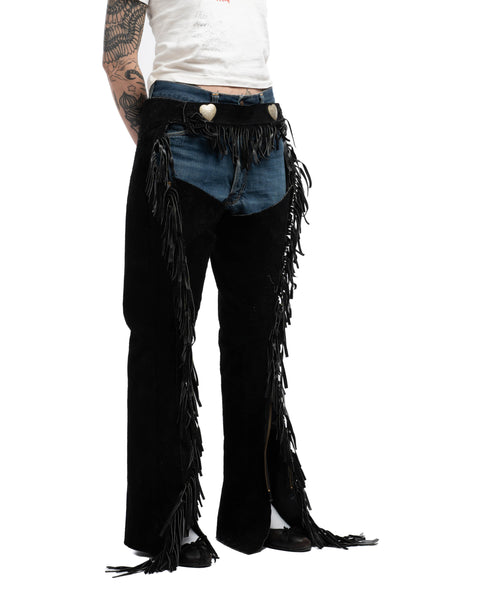 60's Suede Sweetheart Chaps - 29" x 32"