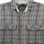 80's Chunky Cotton Flannel Shirt - Medium