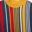 70's Striped Mock Neck Tee - Small