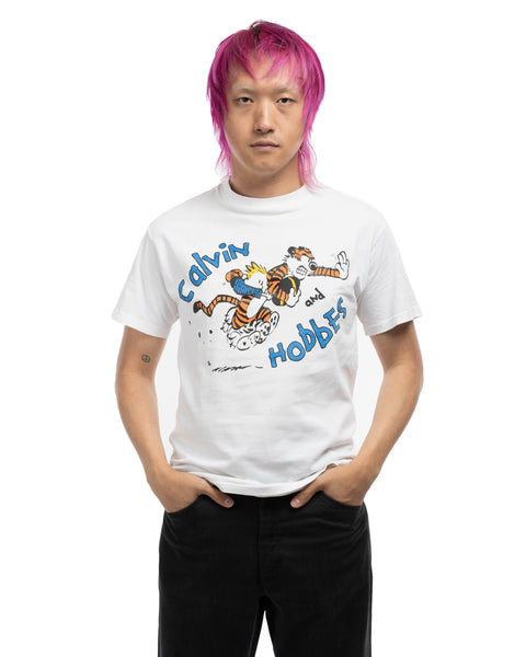90's Calvin and Hobbes Tee - Medium