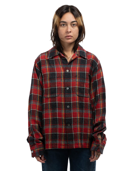 70's Loop Collar Flannel - Medium