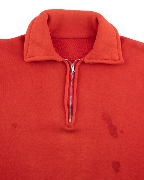 50's Thrashed Quarter-Zip Sweatshirt - Medium