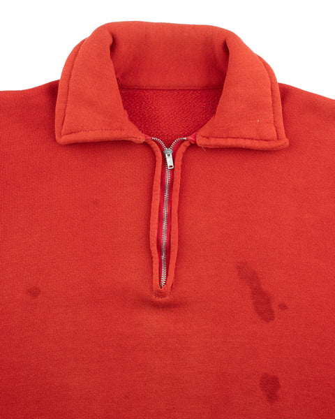 1950s Thrashed Quarter-Zip Sweatshirt