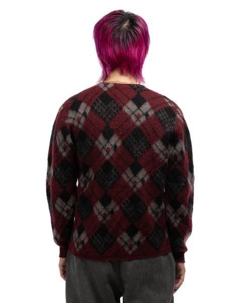 70's Shaggy Mohair Cardigan - Medium