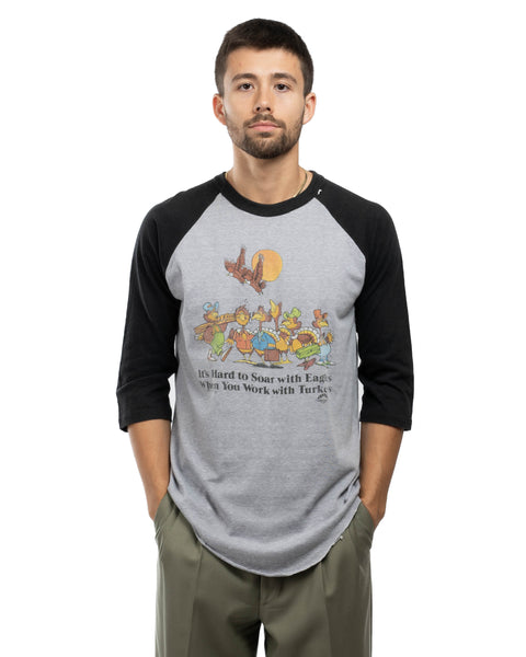 1970s Funny Raglan Tee