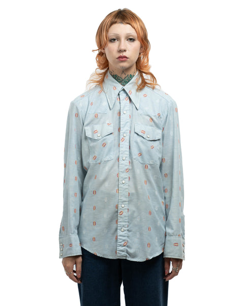 70's Western Shirt - Medium