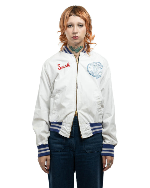 50's Chain-Stitched Varsity Jacket - Medium
