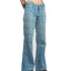 70's Paneled Denim - 30" x 30"