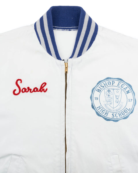 50's Chain-Stitched Varsity Jacket - Medium