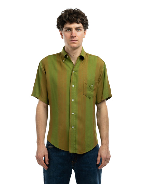 60's Rayon Oxford Shirt - Medium