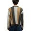 60's Patterned Cardigan Sweater - Medium
