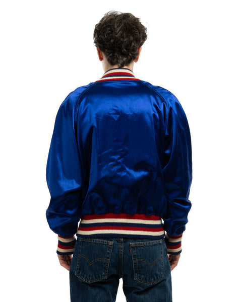 50's Army Track & Field Satin Jacket - Large