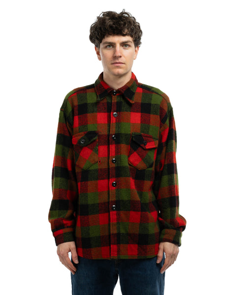 60's Heavy Wool Flannel - XL