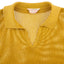 60's Loose Knit Polo Shirt - Medium