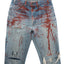 70's Orange Tab Splatter Denim - 29" x 34"