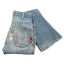 70's Orange Tab Splatter Denim - 29" x 34"