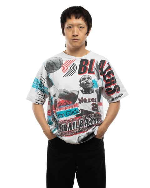 1990s All Over Print Clyde Drexler Tee
